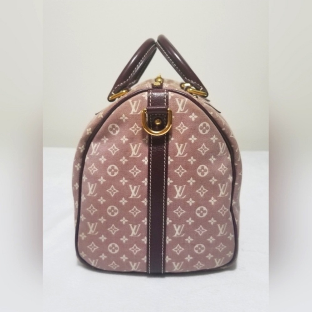 Louis Vuitton Burgundy Idylle Speedy Bandolier 30 Monogram Bag - Picture 4 of 15